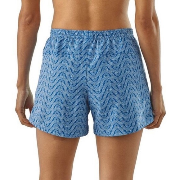 Patagonia bluff river port blue women’s baggies athletic shorts - Picture 2 of 6